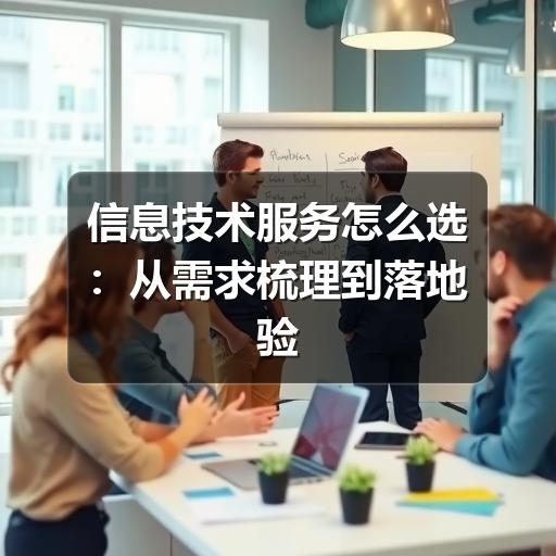 企业如何判断IT服务是否合适?关键要点解析(图3) 信息技术服务怎么选:从需求梳理到落地验收的实用指南