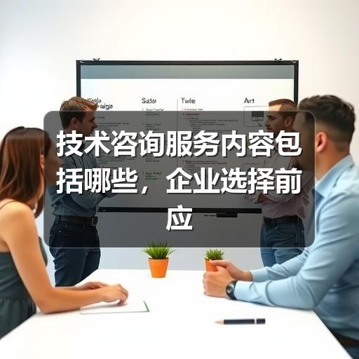 技术咨询服务内容包括哪些,企业选择前应重点看什么(图3) 技术咨询服务内容包括哪些,企业选择前应重点看什么
