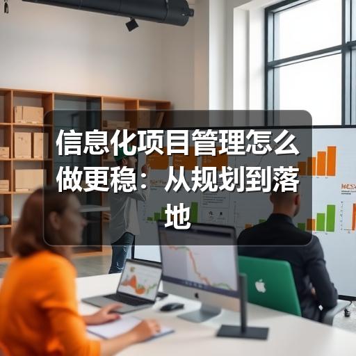 信息化项目管理怎么做更稳:从规划到落地的关键方法(图3) 信息化项目管理怎么做更稳:从规划到落地的关键方法