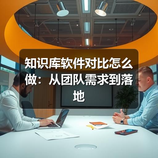 知识库软件对比怎么做:从团队需求到落地效果的选型指南(图1) 知识库软件对比怎么做:从团队需求到落地效果的选型指南