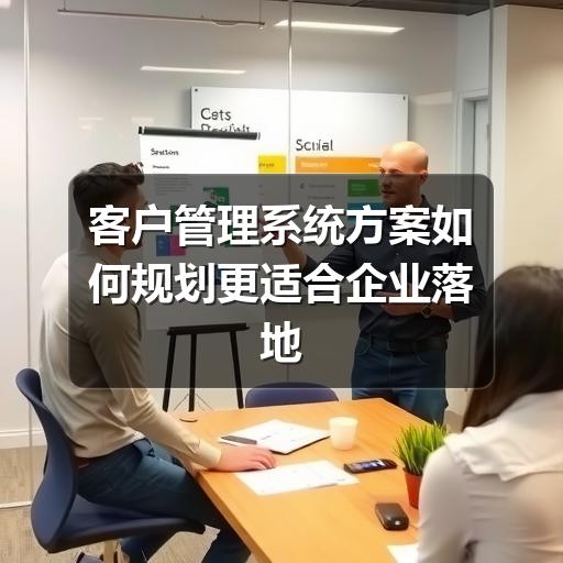 企业如何规划客户管理系统方案?流程顺畅才是关键(图1) 客户管理系统方案如何规划更适合企业落地