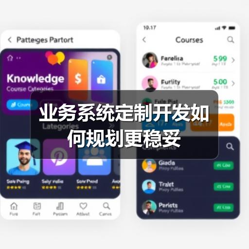 企业定制业务系统如何判断是否需要?关键步骤与风险控制全解析(图3) 业务系统定制开发如何规划更稳妥