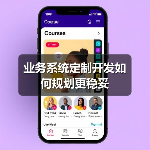 企业定制业务系统如何判断是否需要?关键步骤与风险控制全解析(图2) 业务系统定制开发如何规划更稳妥