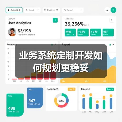 企业定制业务系统如何判断是否需要?关键步骤与风险控制全解析(图1) 业务系统定制开发如何规划更稳妥