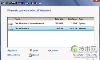Windows 7安装无法创建分区的解决方案